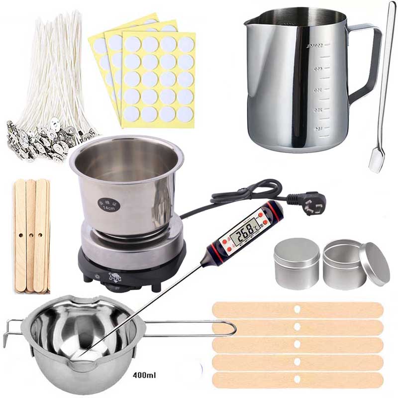Candle Making Supplies Jars - Mum Yapımı Malzemeleri Kiti DIY Mum