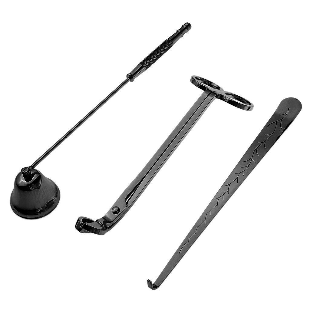 Wick Dipper Tool - Siyah Mum Fitili Daldırma Aleti Paslanmaz