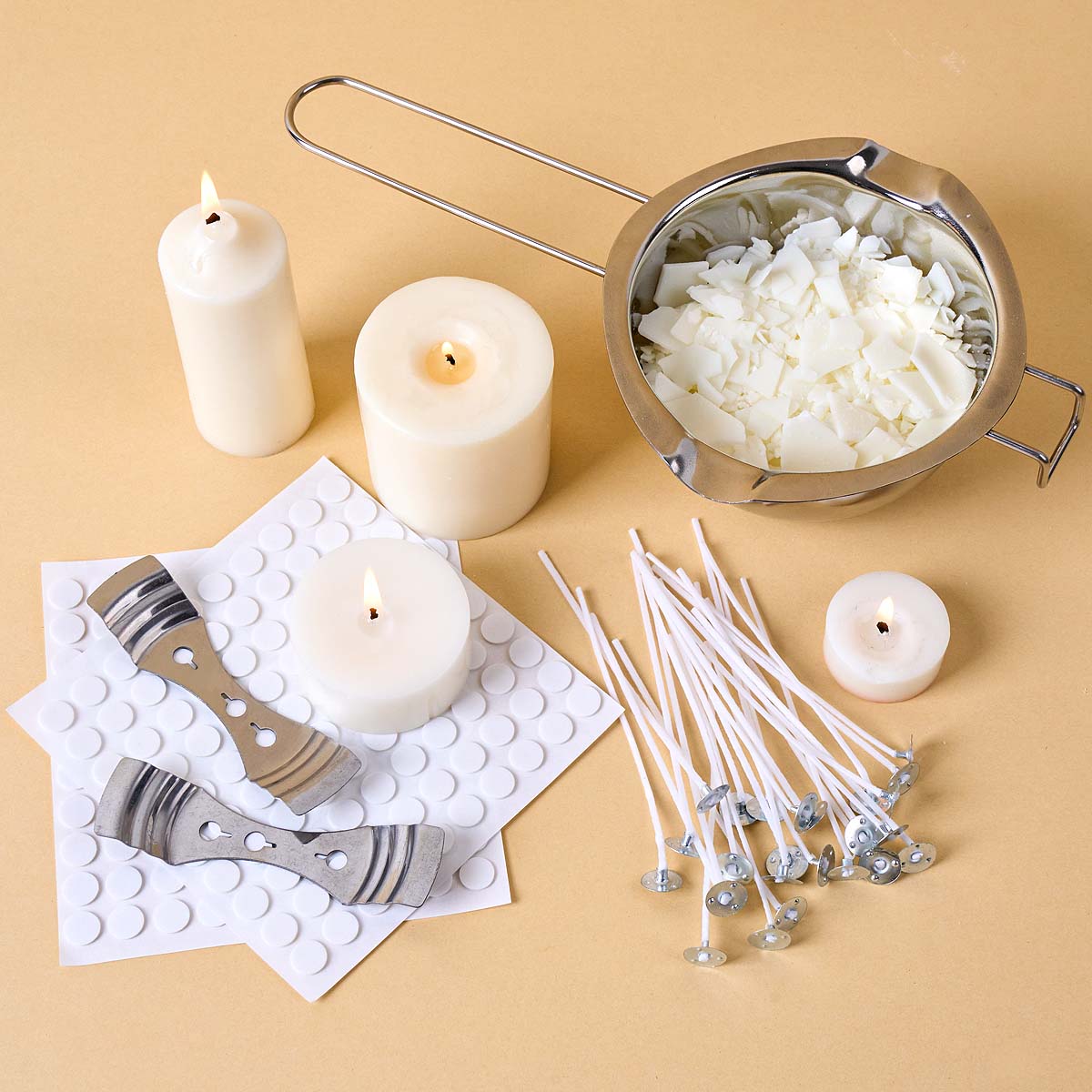 Candle Supplies Kit - Kendin Yap El Yapımı Mum Yapım