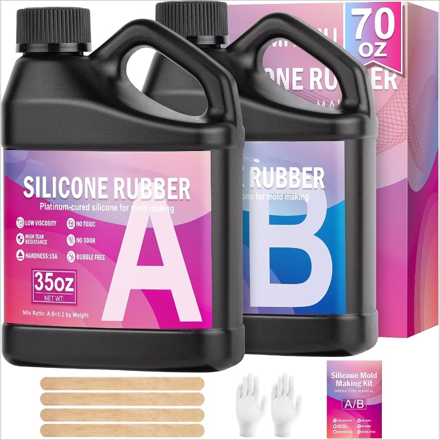 Candle Supplies Kit - Silikon Kalıp Yapım Seti, 38.8oz 15A