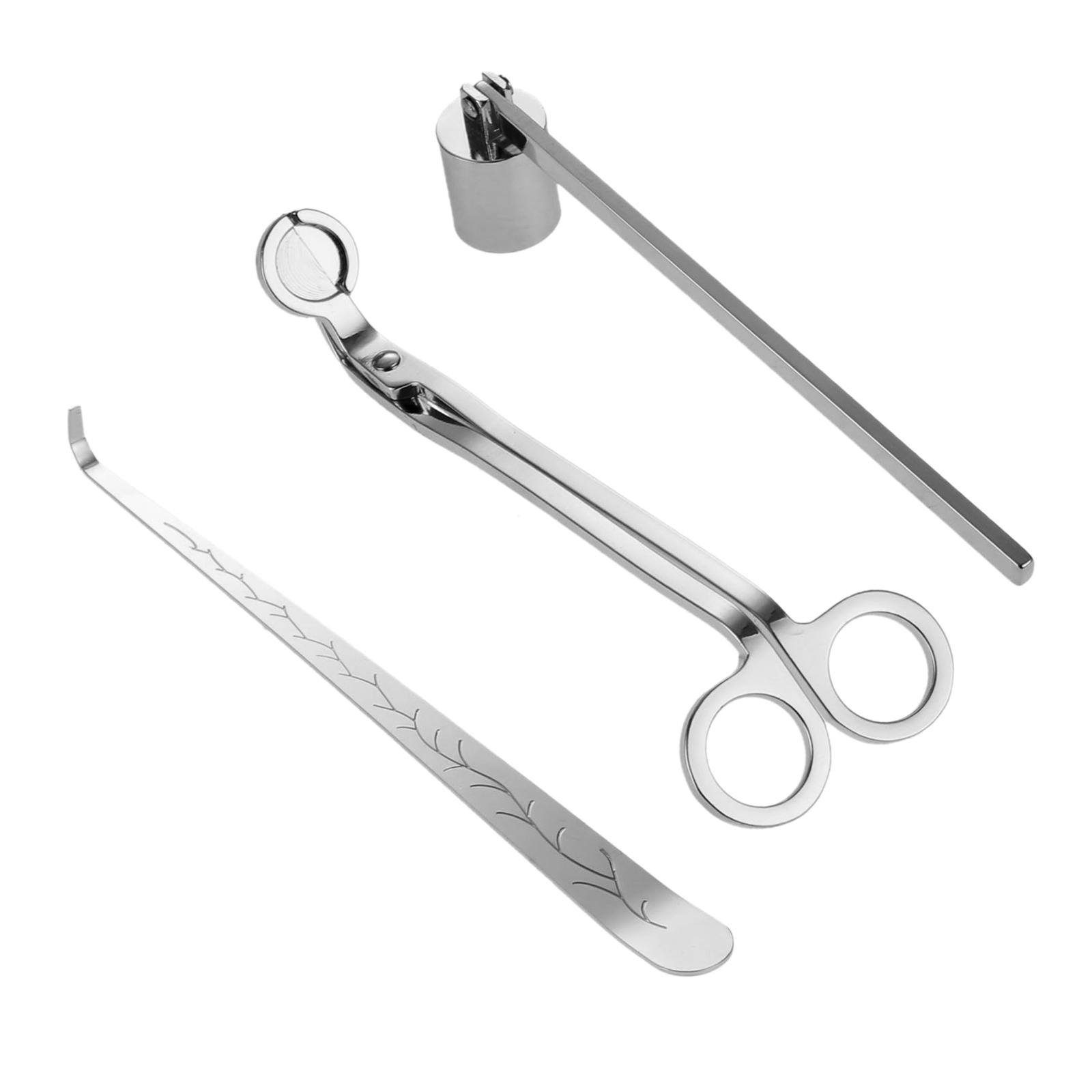 Wick Dipper Tool - 3'lü Mum Aksesuar Seti, Mum Fitili