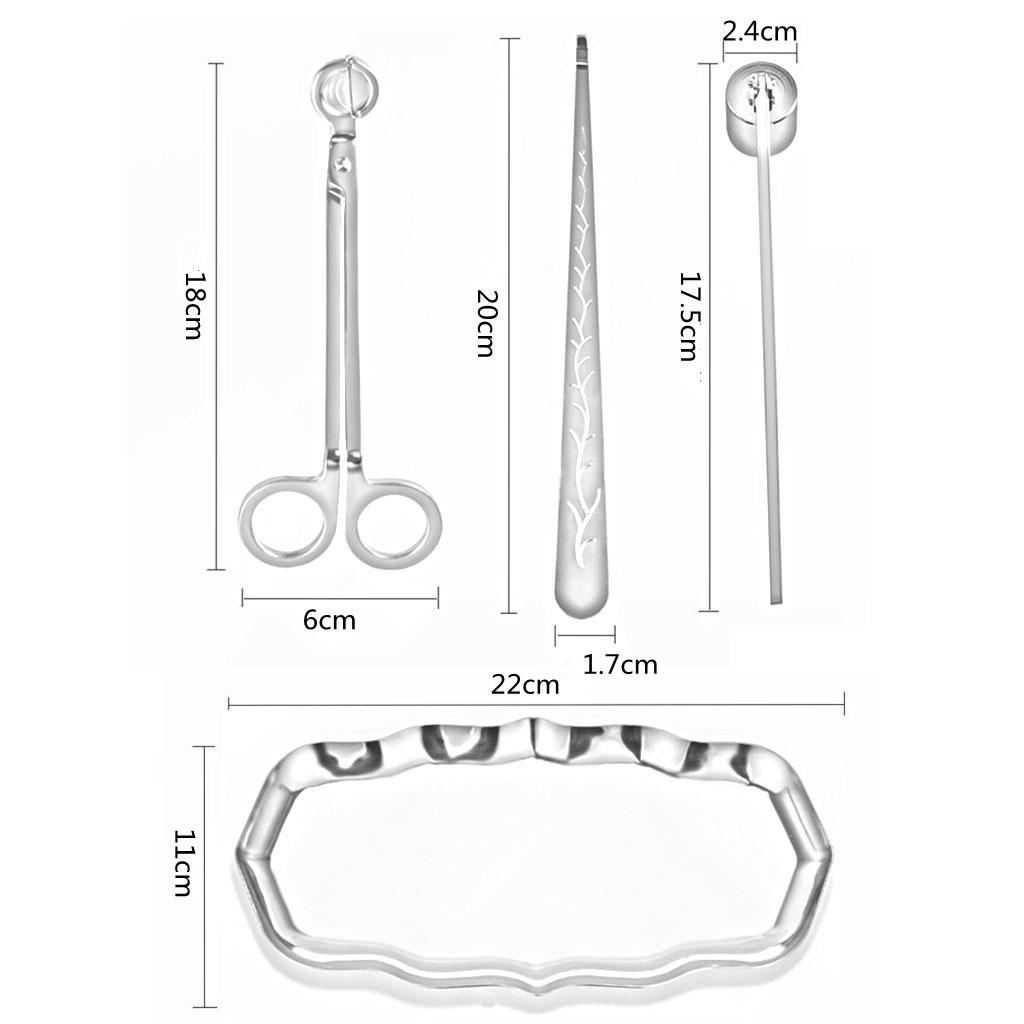 4 adet Paslanmaz Çelik Mum Fit - Wick Dipper Tool incelemesi ve fiyatı