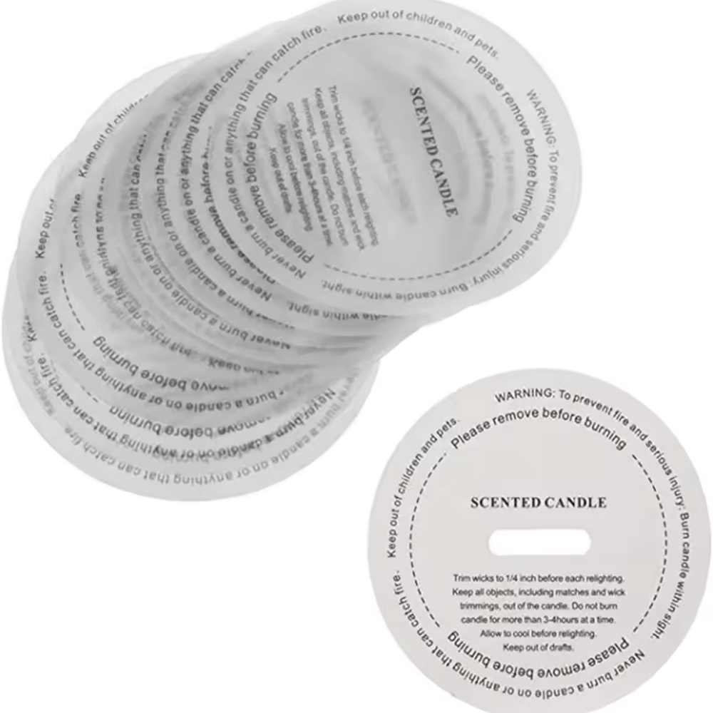 10/50 Adet Mum Kabı Etiketleri - Candle Making Supplies Jars incelemesi ve fiyatı