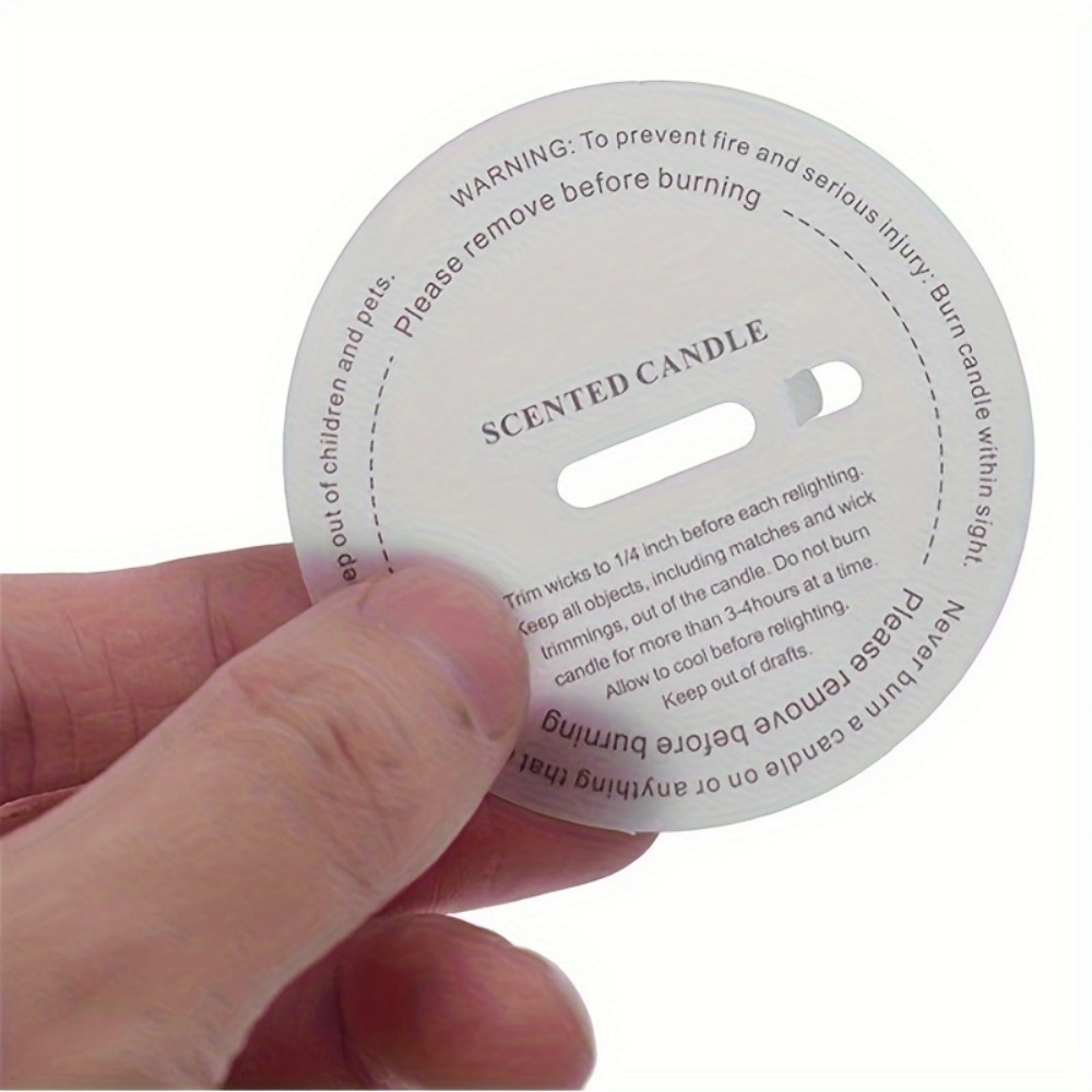 10/50 Adet Mum Kabı Etiketleri - Candle Making Supplies Jars incelemesi ve fiyatı