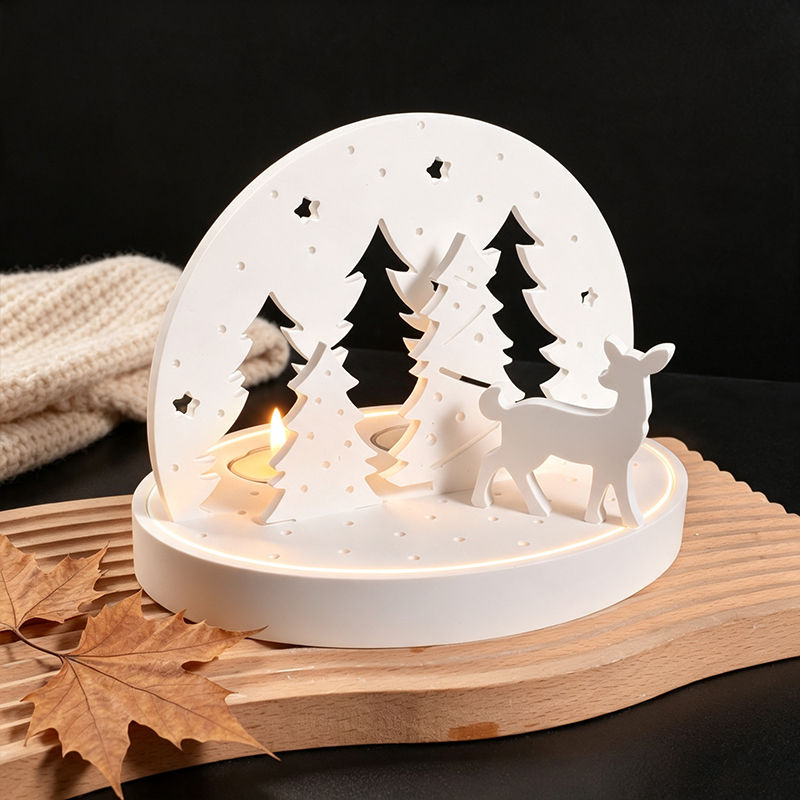 Noel Geyiği Tealight Mumluk Si - Candle Supplies Kit incelemesi ve fiyatı