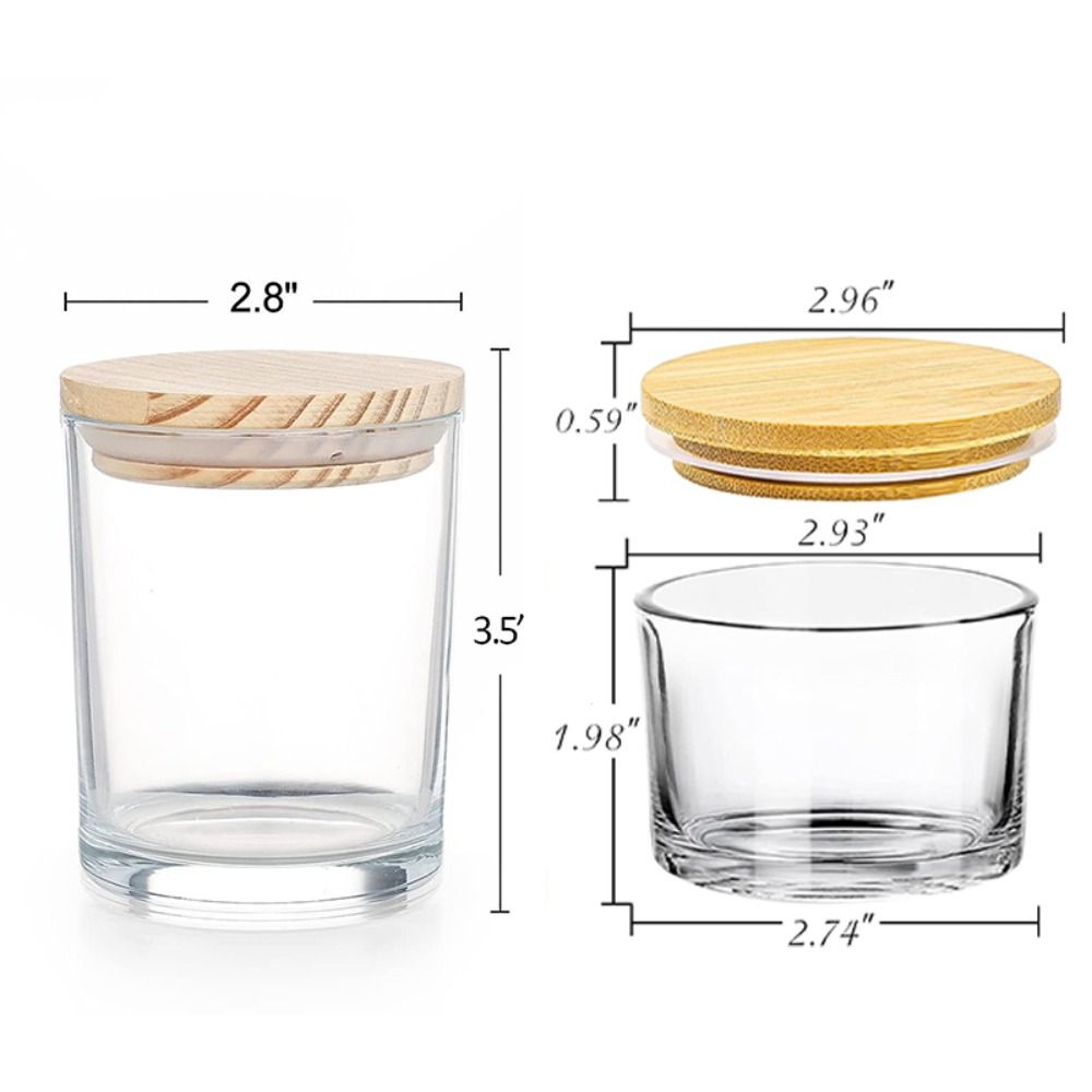 Şeffaf Cam Mum Kavanozları Küç - Candle Making Supplies Jars incelemesi ve fiyatı