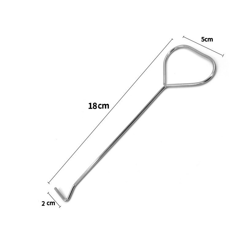 300 adet 18cm paslanmaz çelik  - Wick Dipper Tool incelemesi ve fiyatı