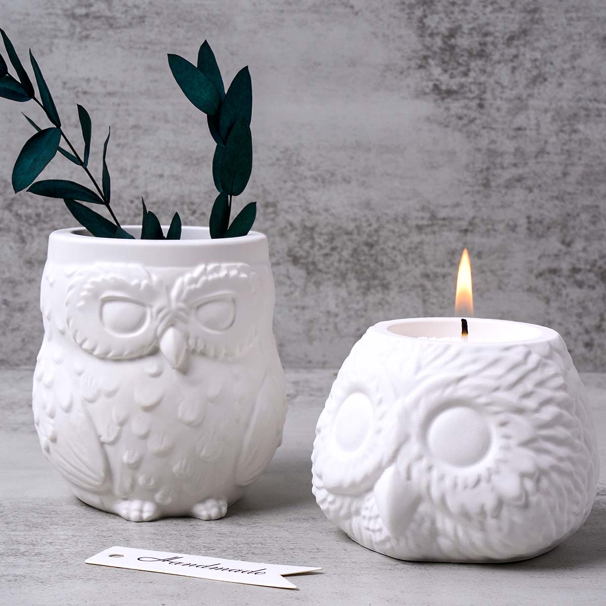 3D Baykuş Şekli Mum Kavanoz Si - Candle Making Supplies Jars incelemesi ve fiyatı