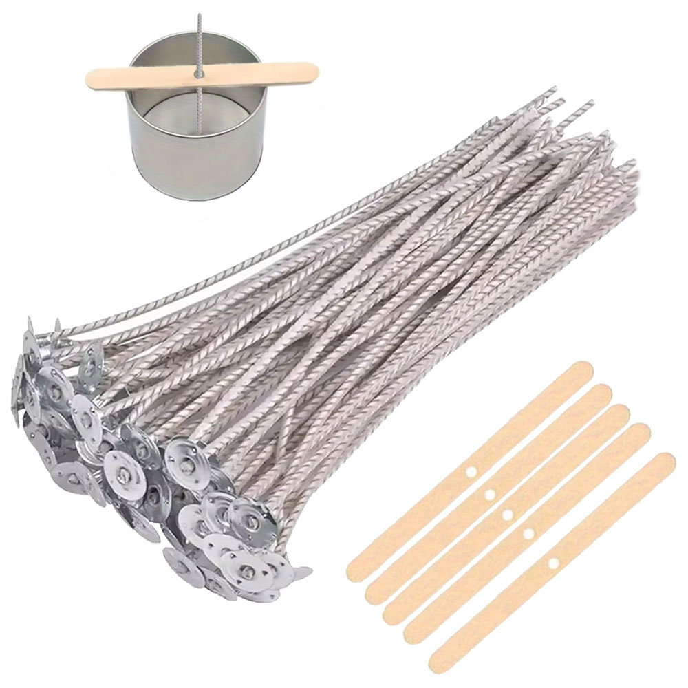 55 adet Çiçek Mum Fitil Ahşap  - Candle Supplies Kit incelemesi ve fiyatı