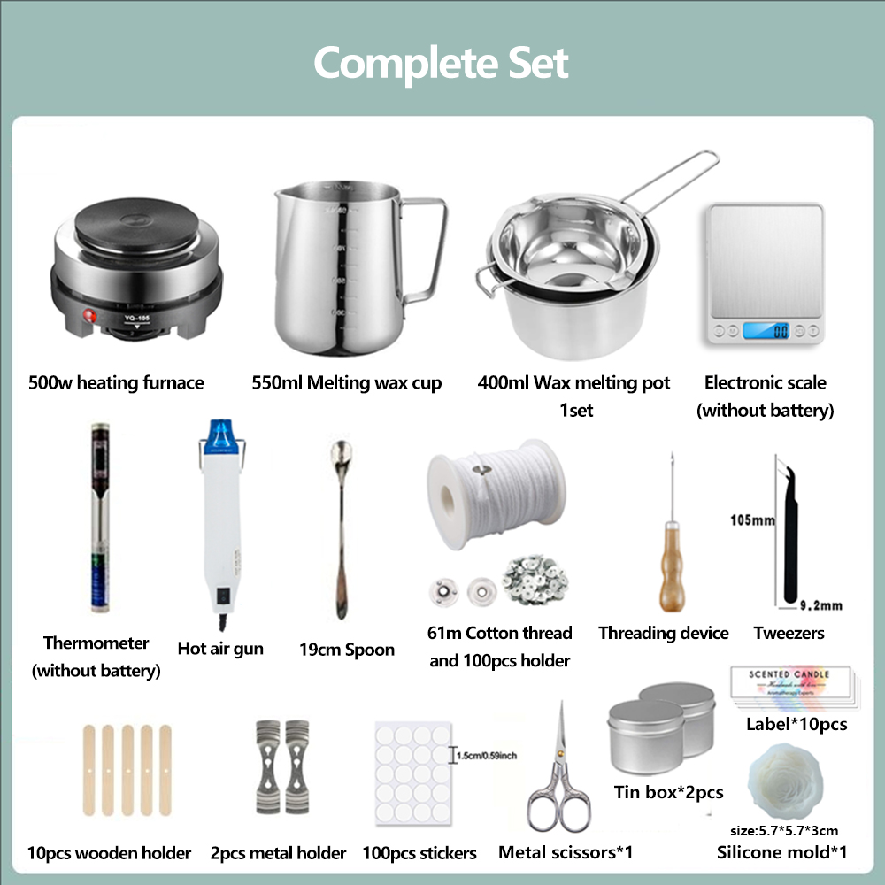 DIY Kokulu Mum Yapımı Malzemel - Candle Making Supplies Jars incelemesi ve fiyatı